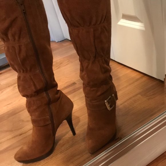 PRICE DROP Caramel suede Michael Kors - Picture 6 of 8